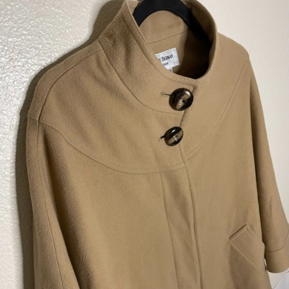 Helene Berman London | Cashmere Wool Blend Cape Coat - Picture 4 of 11